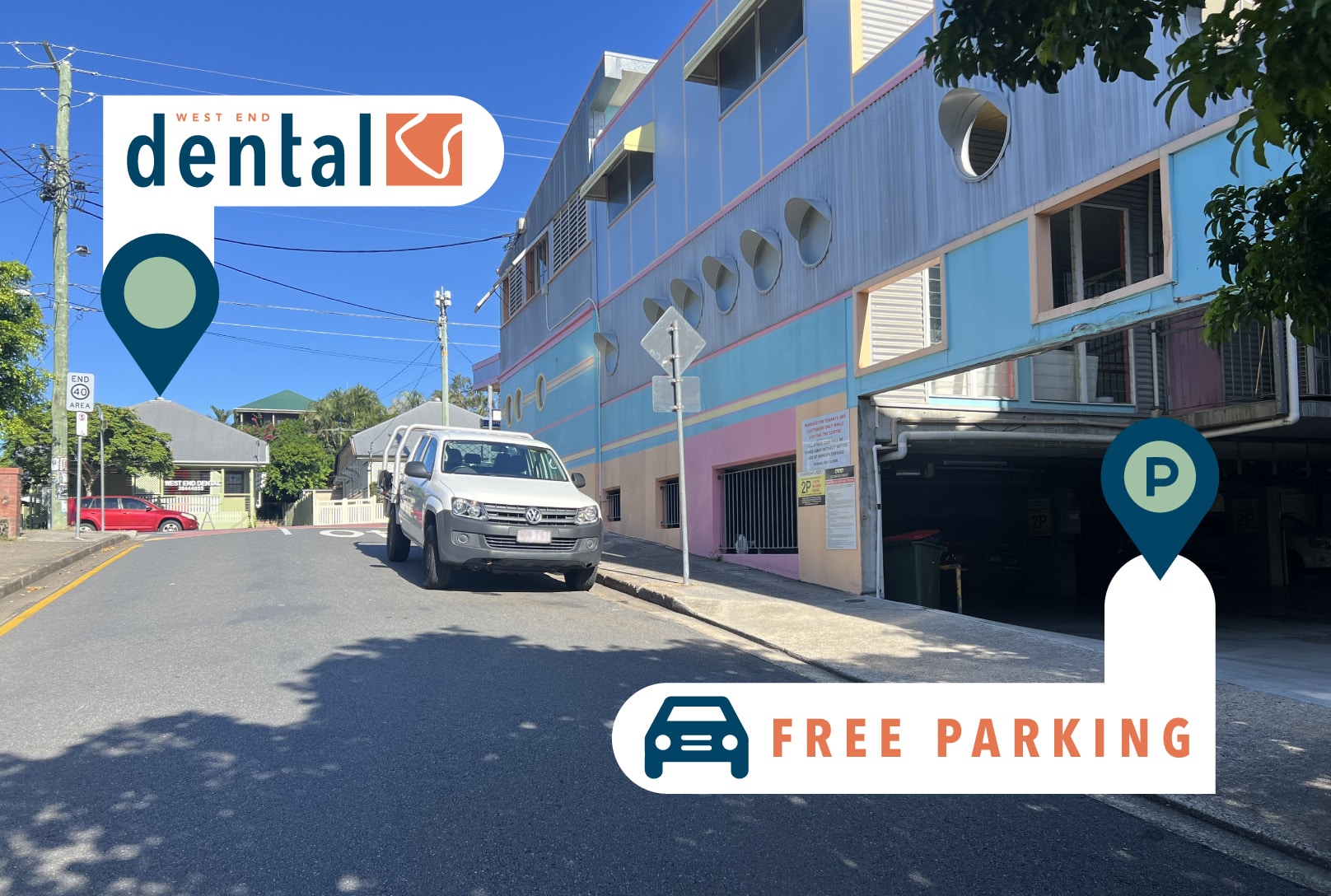 WestEndDental ParkingGraphic